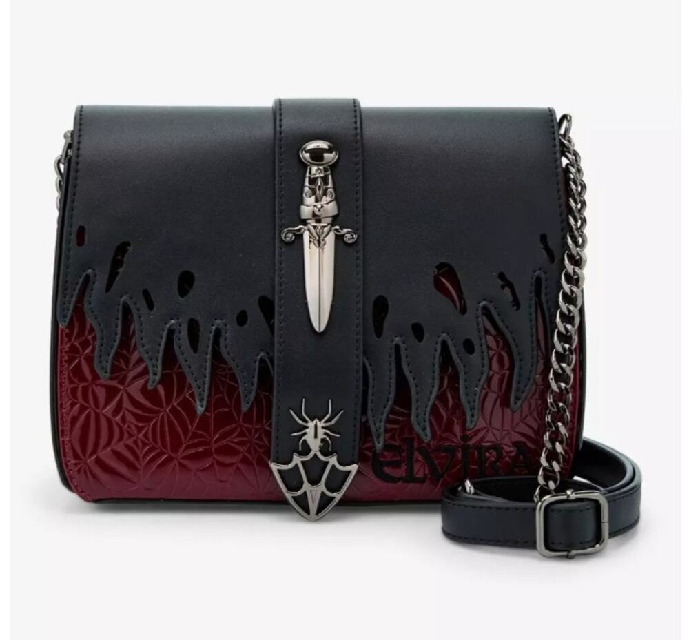 Loungefly Elvira Mistress Of The Dark Crossbody Bag | NWT